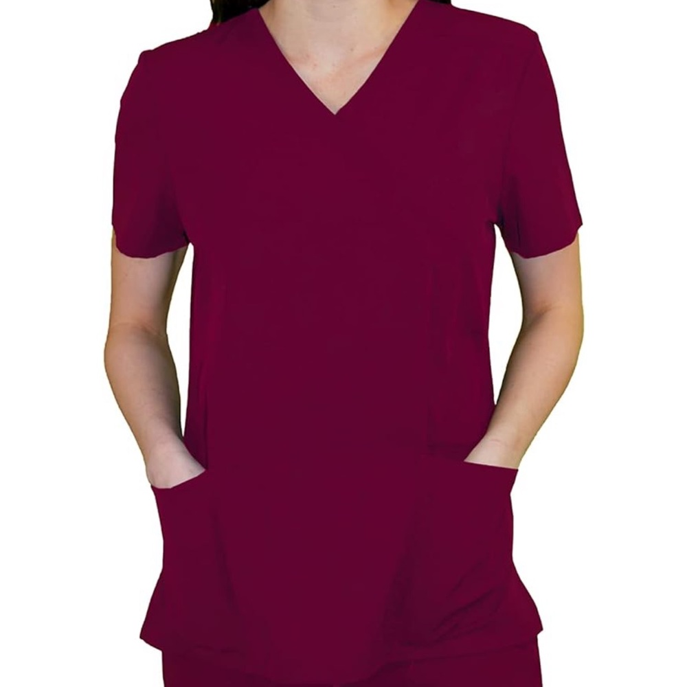 NEW GT PERFORMANCE berry scrub top Size Small